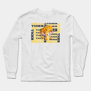 Hello Tiger Long Sleeve T-Shirt